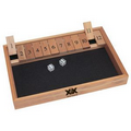 Deluxe Wood Shut the Box Game - 12 Numbers